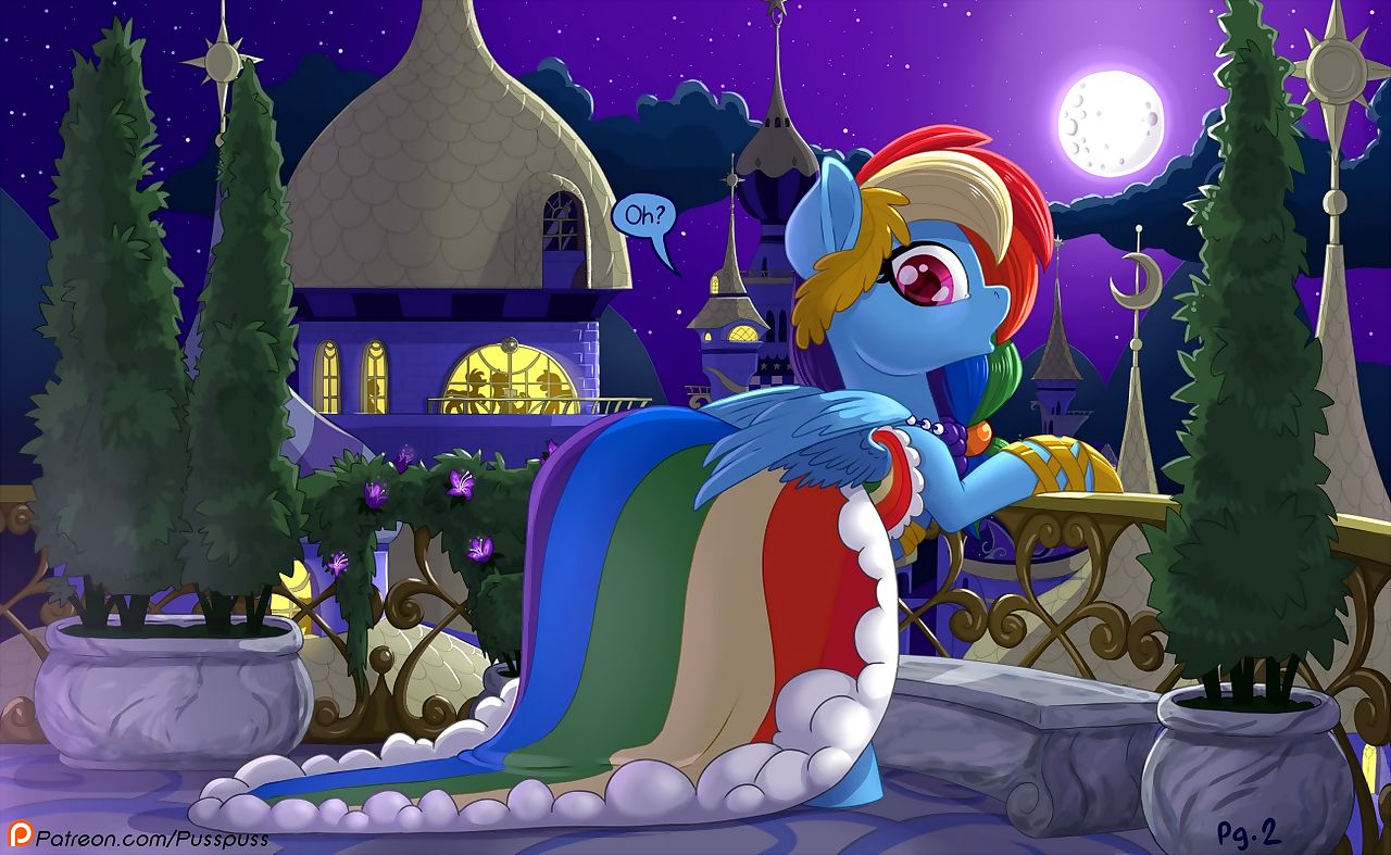 Rainbow Dash And You Attend The Gala