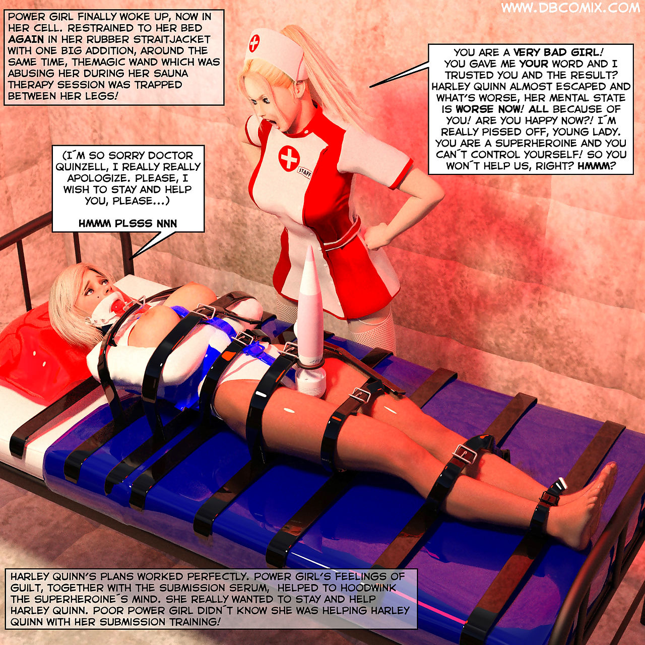 New Arkham For Superheroines 1 - Humiliation and Degradation of Power Girl - part 3