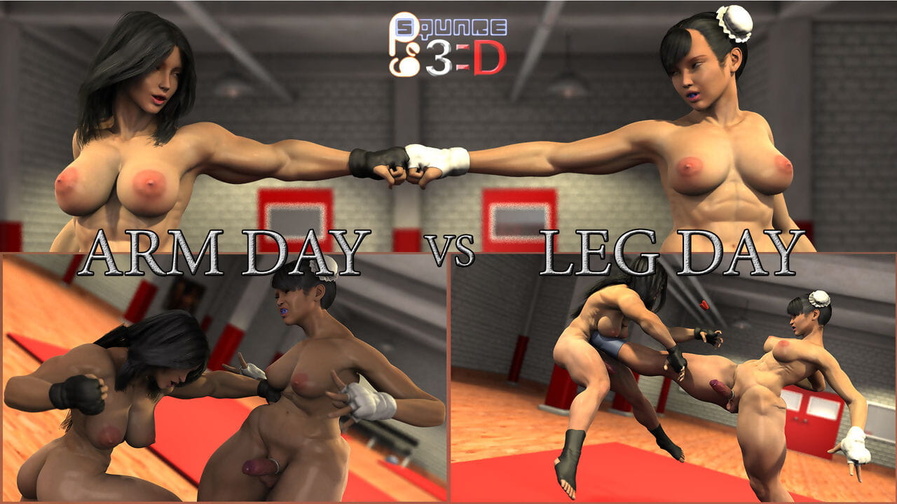 Squarepeg3D Arm Day vs Leg Day