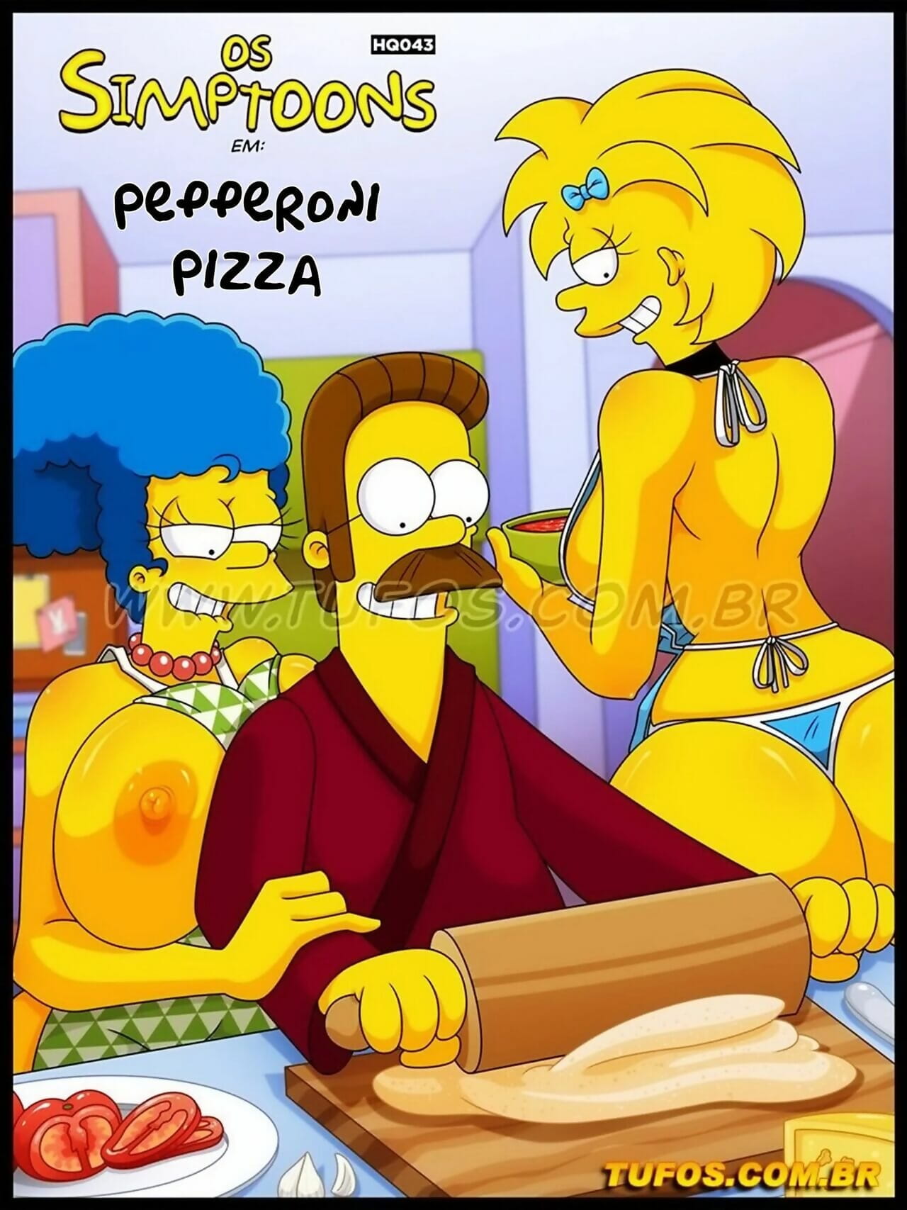 Os Simptoons Tufos -Pepperoni Pizza- 43 - english